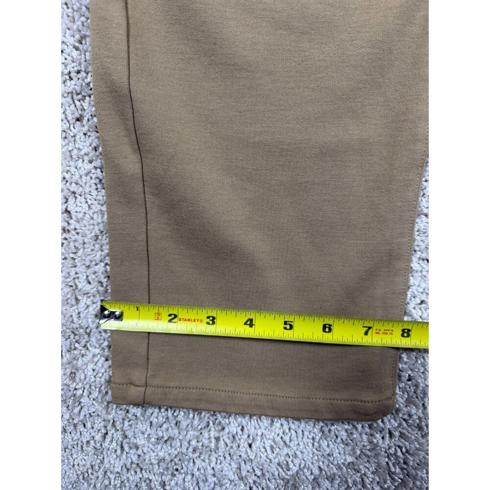 PAIGE Mens Dress Pants Size 38 Khaki Stretch Flat Front Casual Chino - Picture 5 of 12